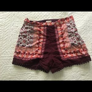 Fabric shorts